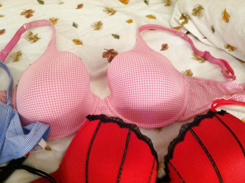 12P More pics of wifes satin panties and bras