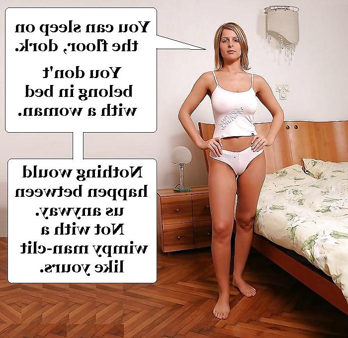 25P You arent Man Enough Femdom Mistress Captions Spike