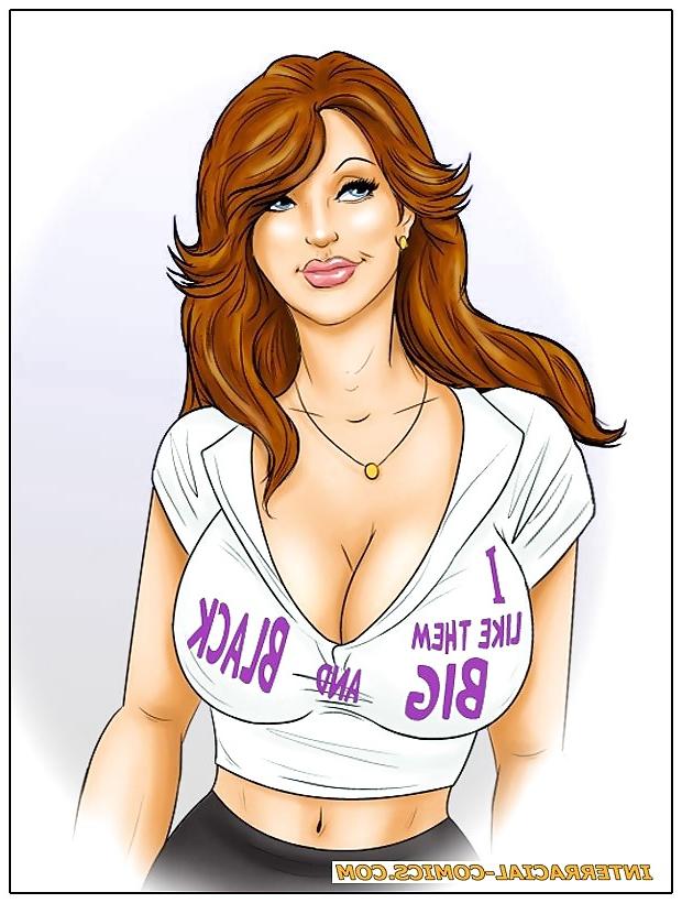 25P Interracial Cartoons IR