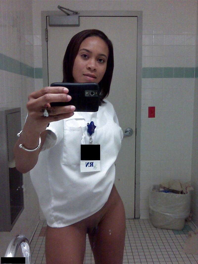 10P Sexy Black Nurse