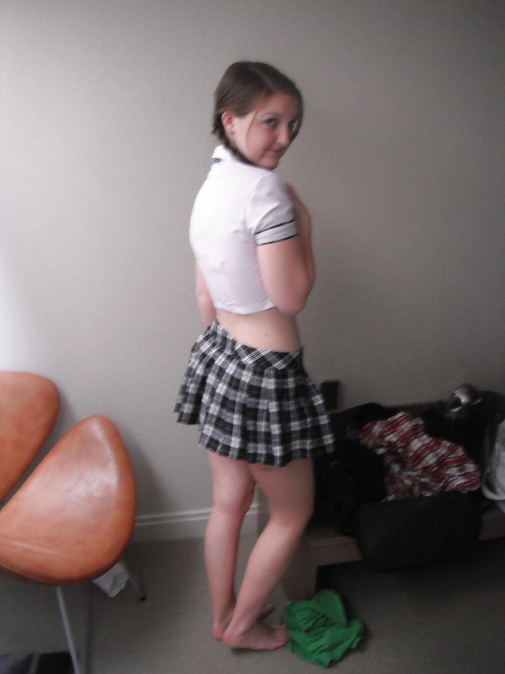 25P Manchester slut in school uniform