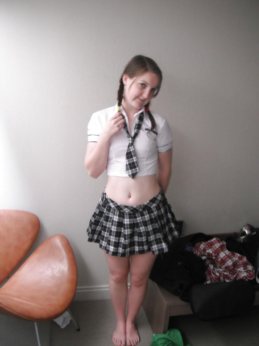 25P Manchester slut in school uniform