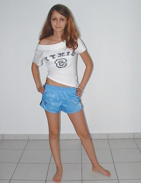 25P Web Favs: Shiny Nylon Shorts