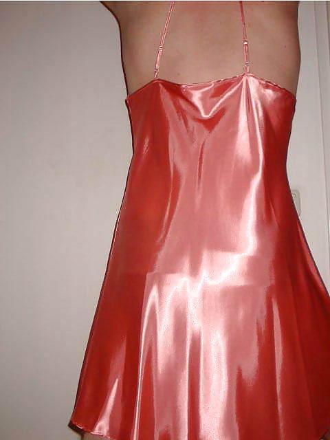 25P Satin Rose Nightie