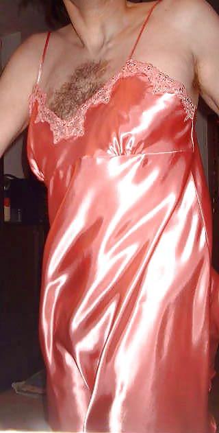 25P Satin Rose Nightie