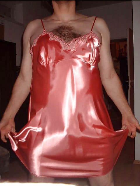 25P Satin Rose Nightie