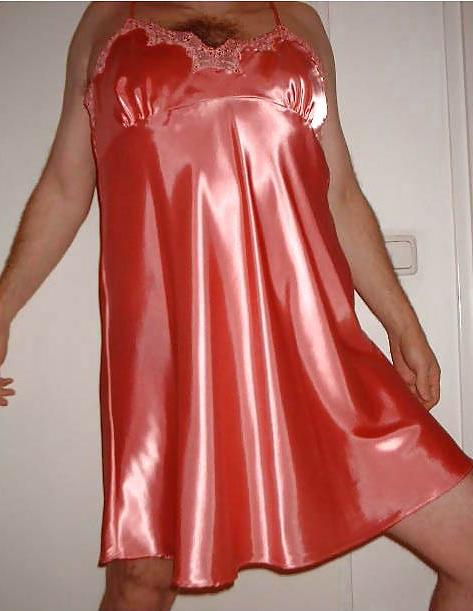 25P Satin Rose Nightie