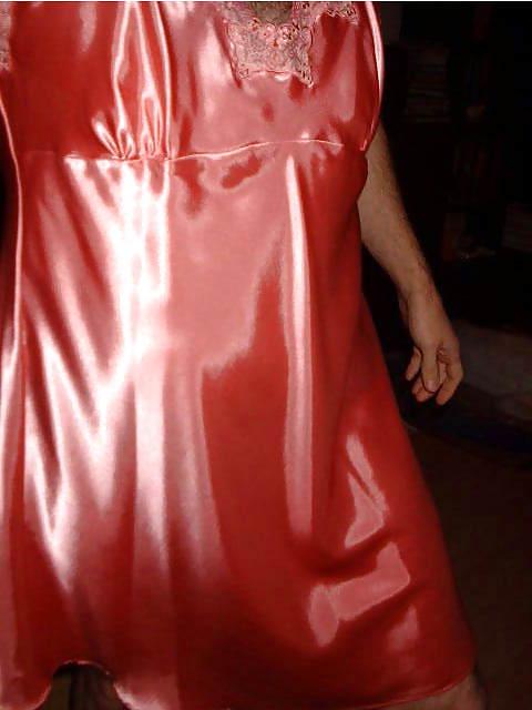 25P Satin Rose Nightie