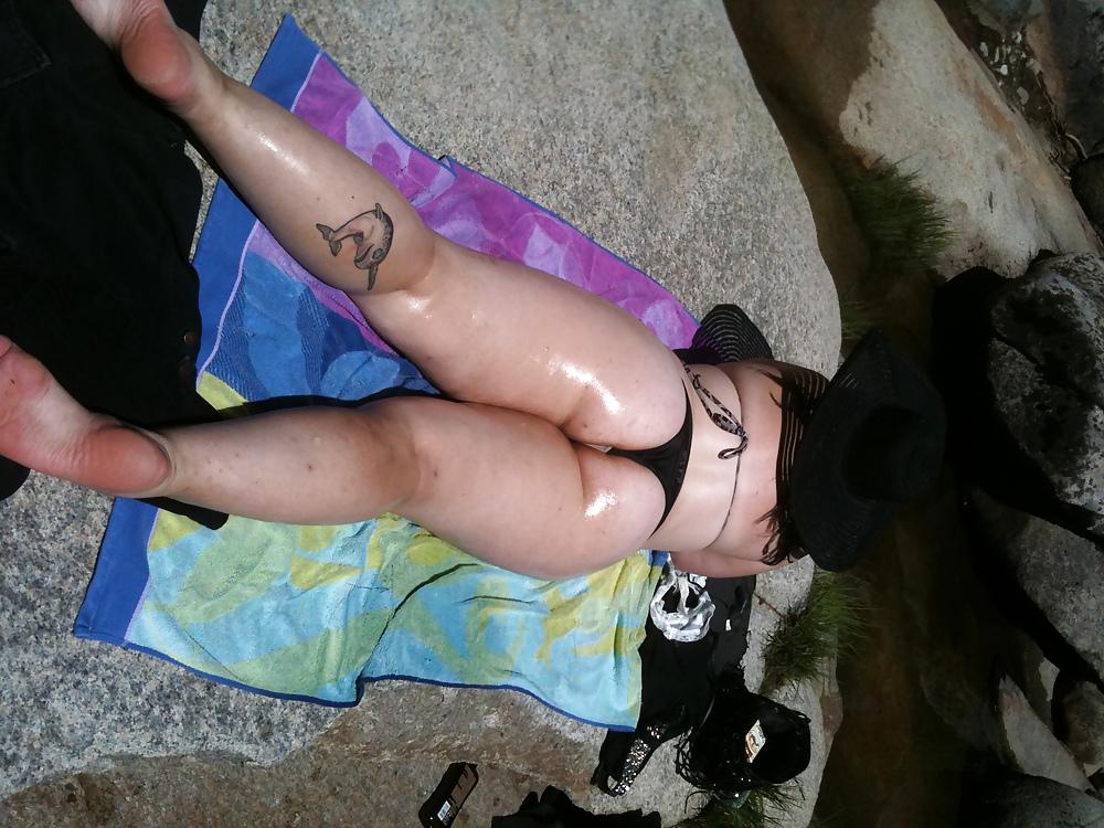 25P Girlfriend in Satin Panties