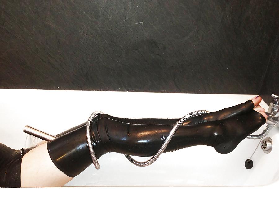 10P Teen Locked In Latex Part 2