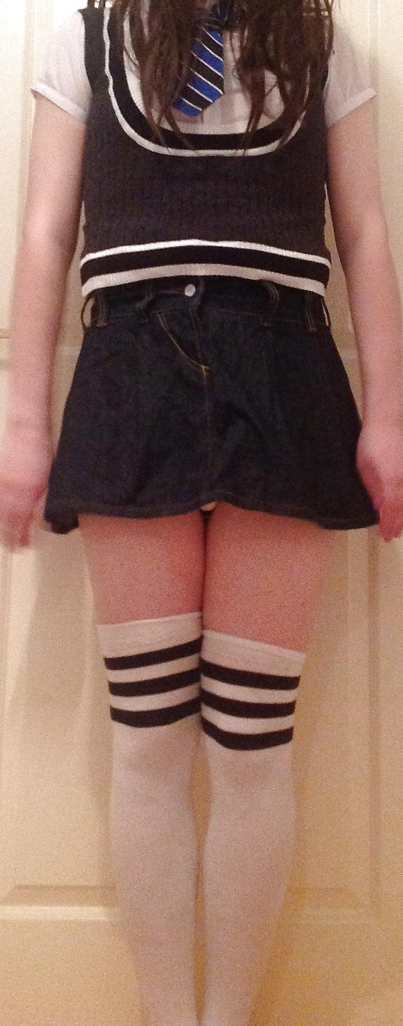 25P Sissy School Girl