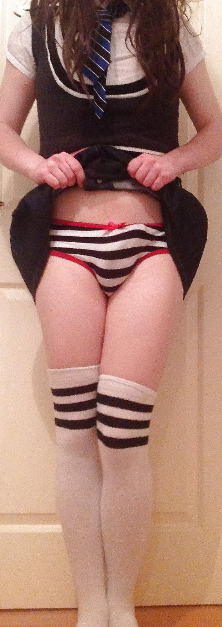 25P Sissy School Girl