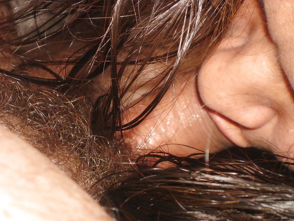7P Hairy, Busty, Nice Ass, Latina MILF Tatitz Sucking Cock.