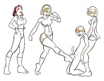 25P Extreme Dildo Fist Femdom Cartoon 7