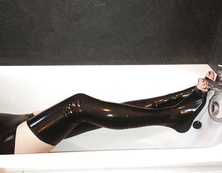 10P Teen Locked In Latex Part 3