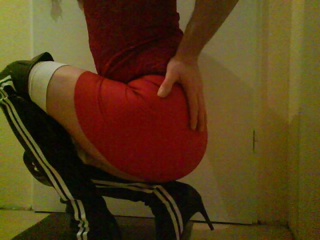 7P My latex skirt,mein latex minirock