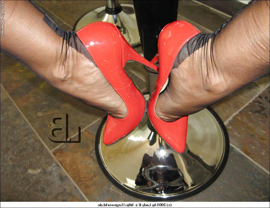 15P High Heels and Nylons
