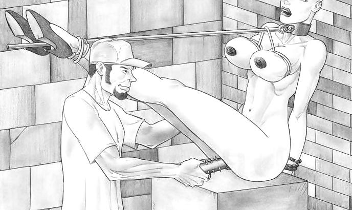 11P 0070- Cartoons- BDSM, torture- Lord Anandalle-no color-p.2