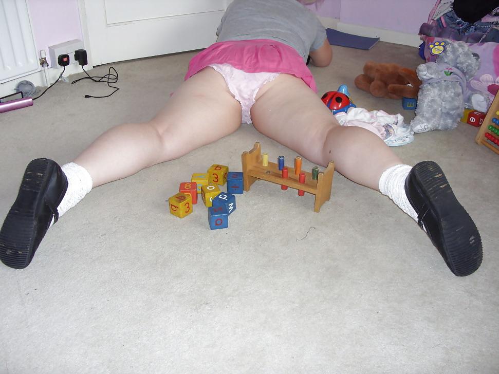 25P My wife in her playroom
