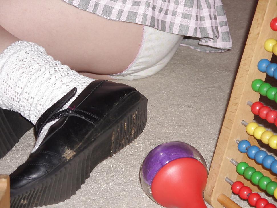 25P My wife in her playroom