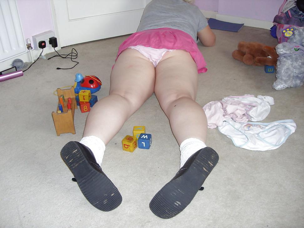 25P My wife in her playroom