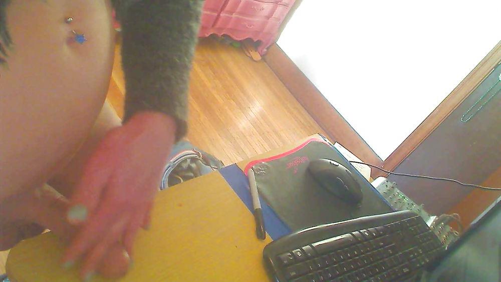25P Sheboy wearing fishnet socks pt 1