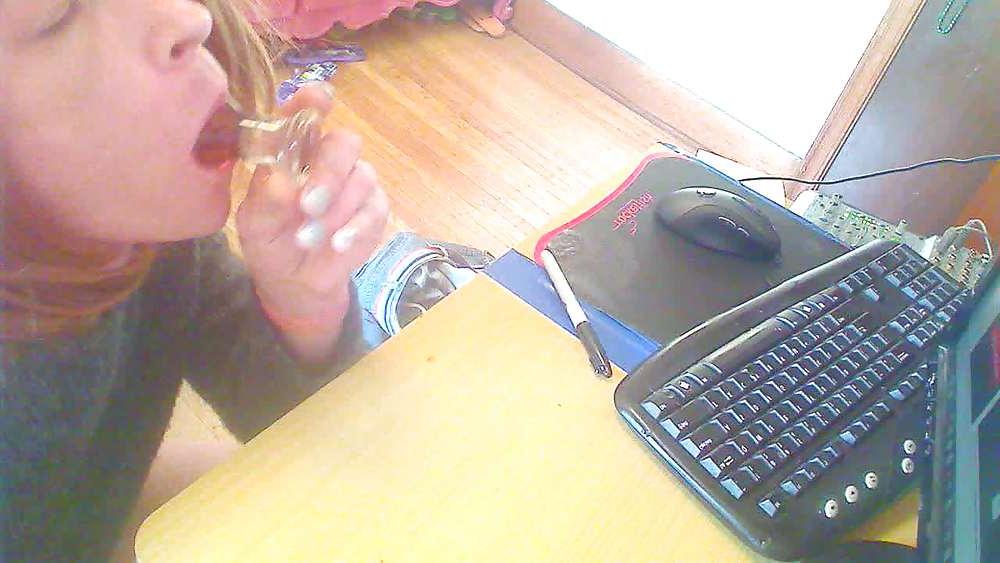 25P Sheboy wearing fishnet socks pt 1