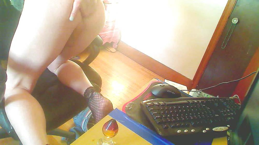25P Sheboy wearing fishnet socks pt 1