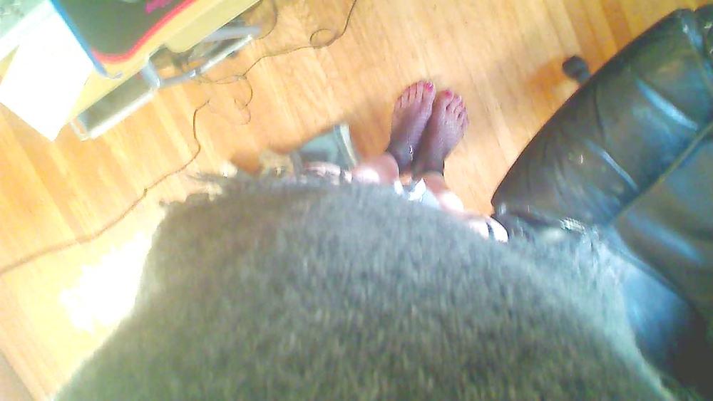25P Sheboy wearing fishnet socks pt 1