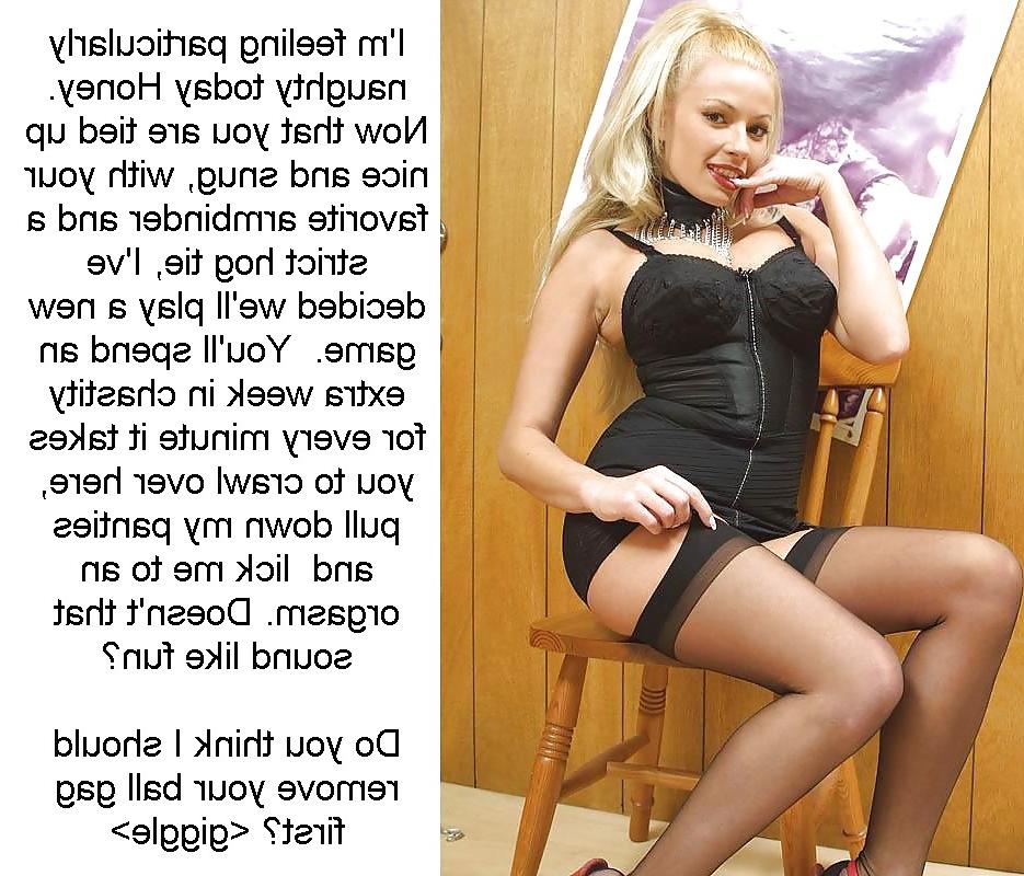 25P Femdom Chastity Captions Spike