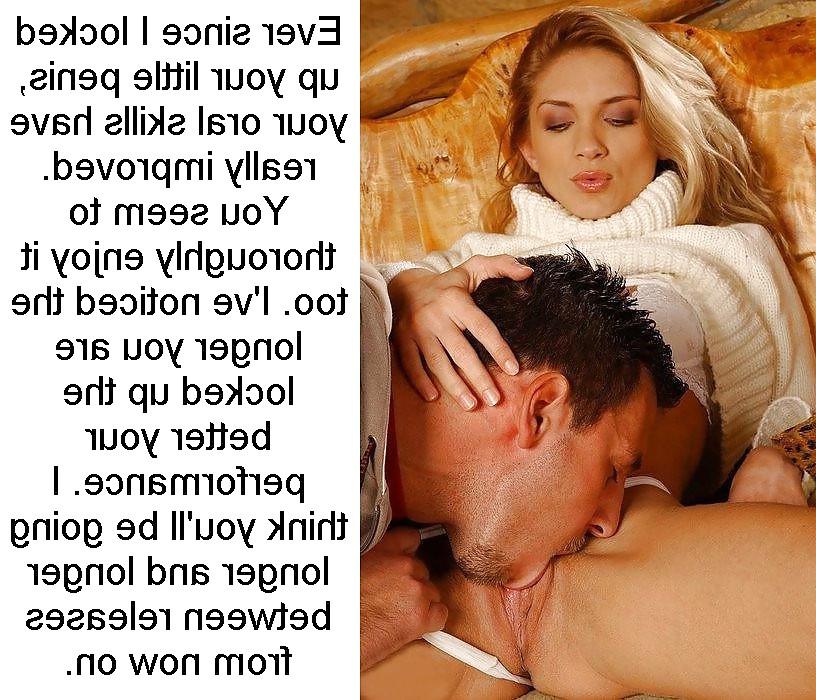25P Femdom Chastity Captions Spike