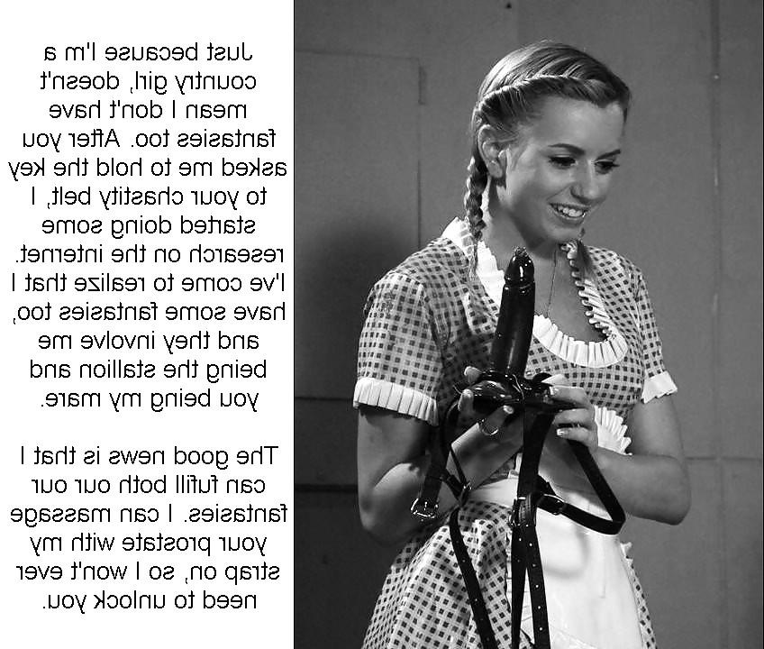 25P Femdom Chastity Captions Spike