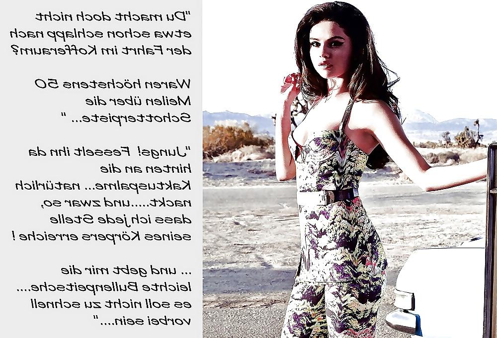 11P Femdom captions german celebrity edition