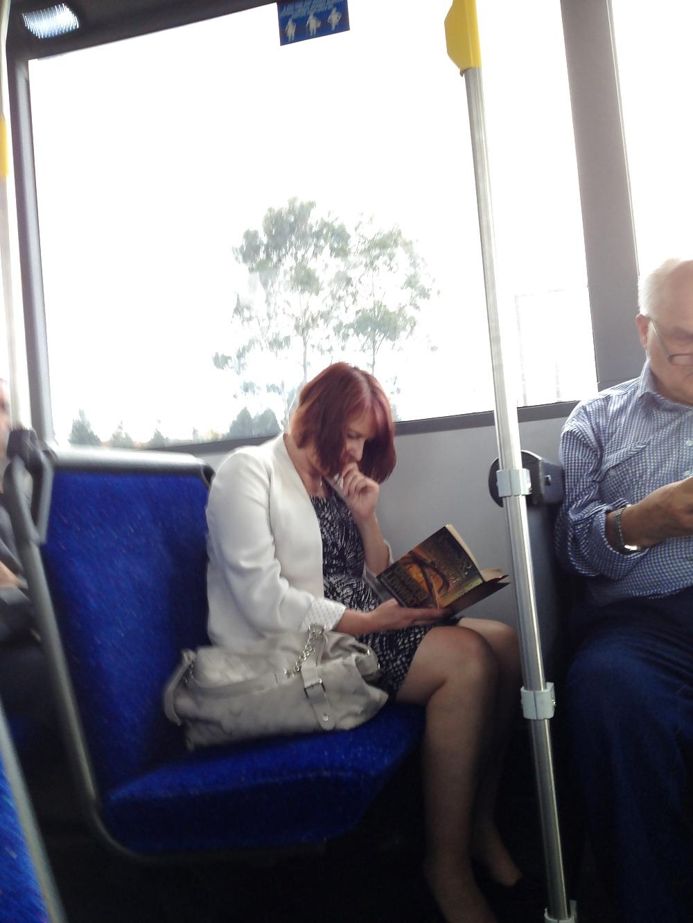 10P Big boob MILF on my bus