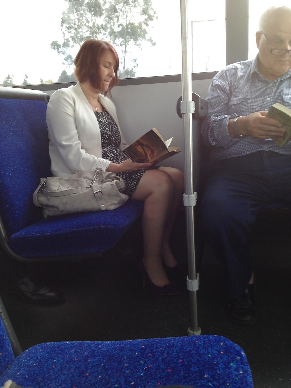 10P Big boob MILF on my bus
