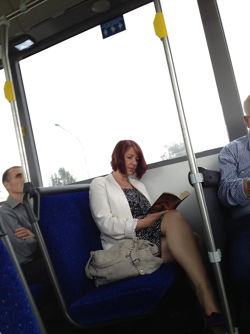 10P Big boob MILF on my bus