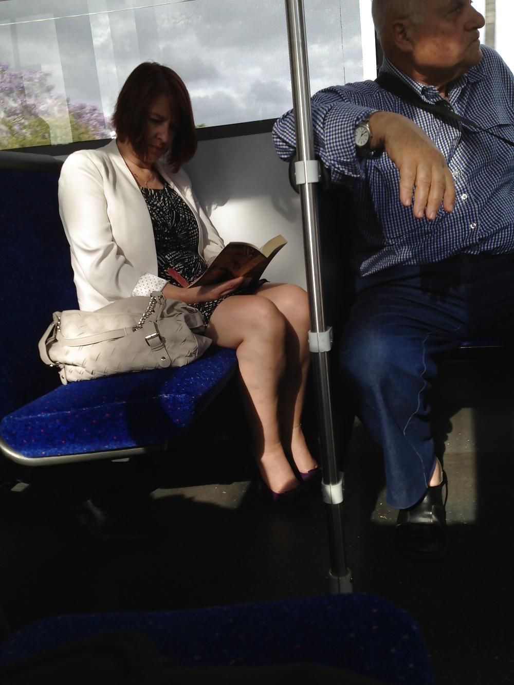 10P Big boob MILF on my bus