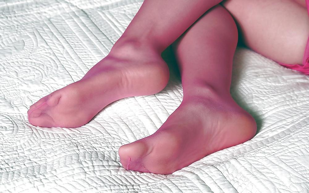 6P High Heels and Nylons - Kate