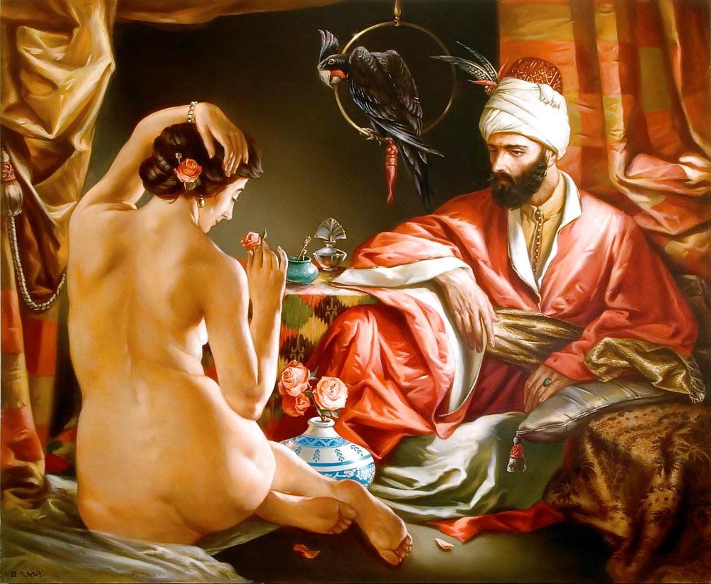 25P The Slaves and Ladies of the Harem.