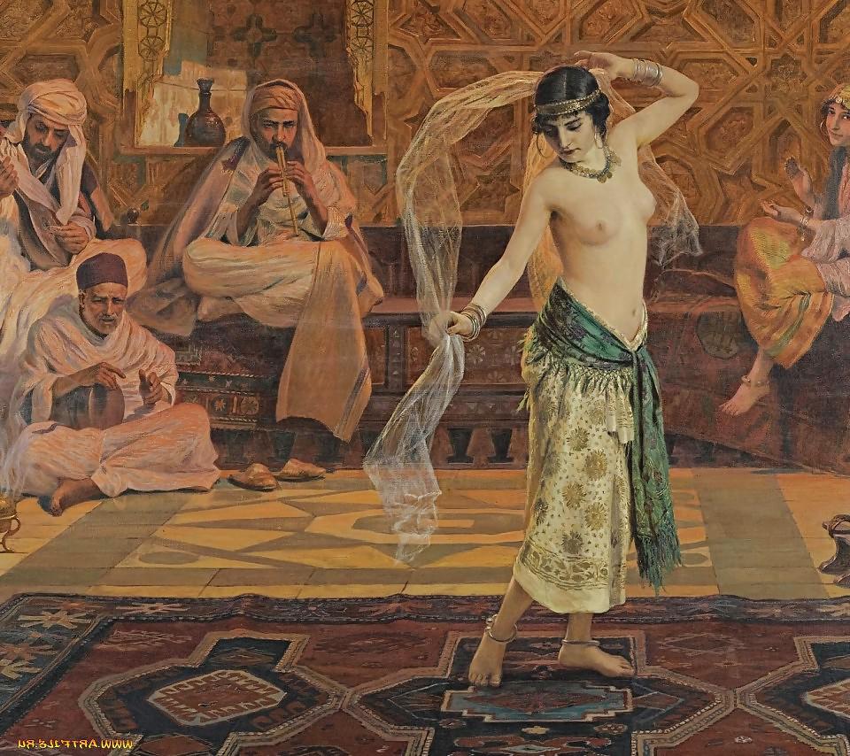 25P The Slaves and Ladies of the Harem.