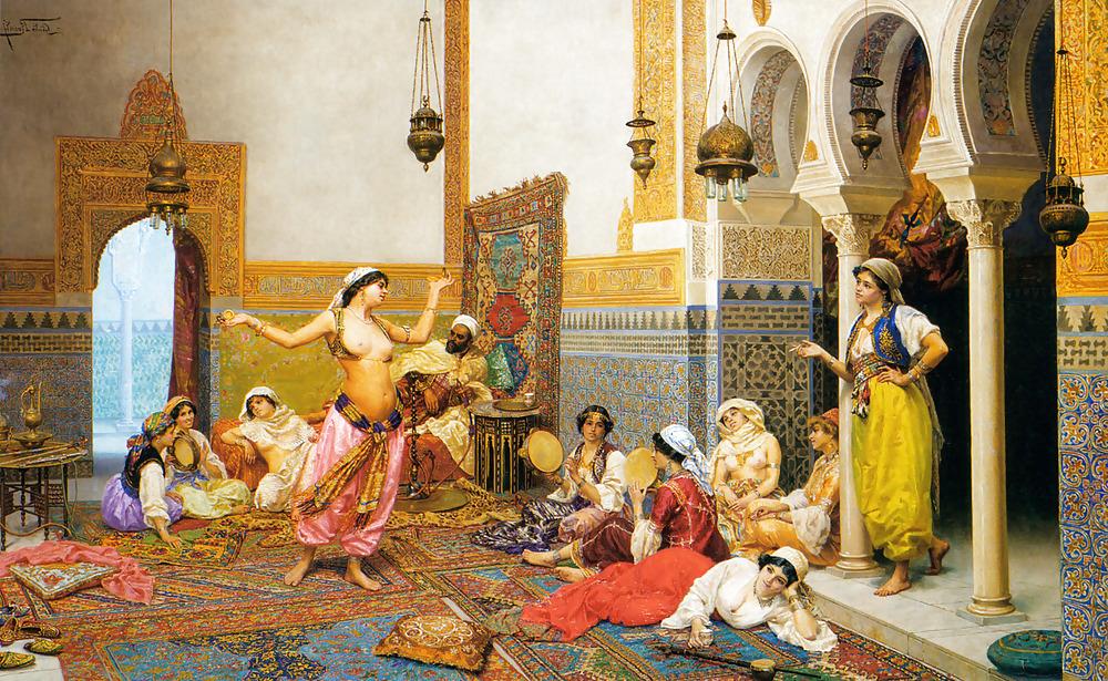 25P The Slaves and Ladies of the Harem.