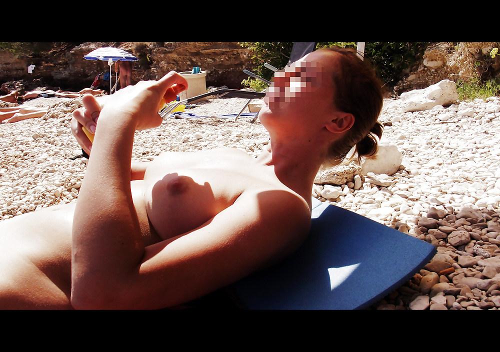 4P My wife in nude beach
