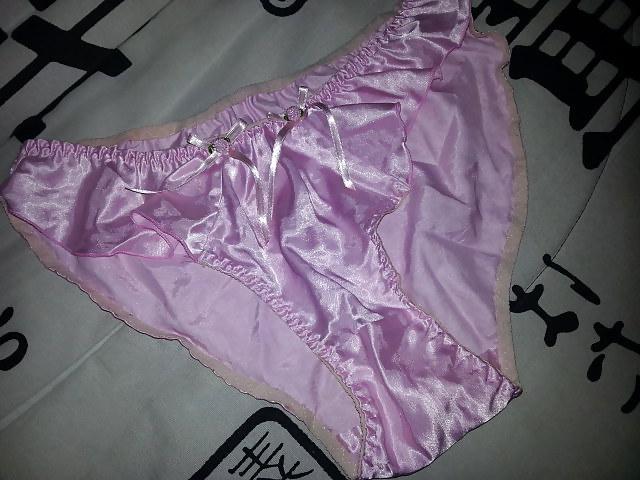 4P Satin panties and satin thongs