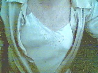 11P Gold satin blouse