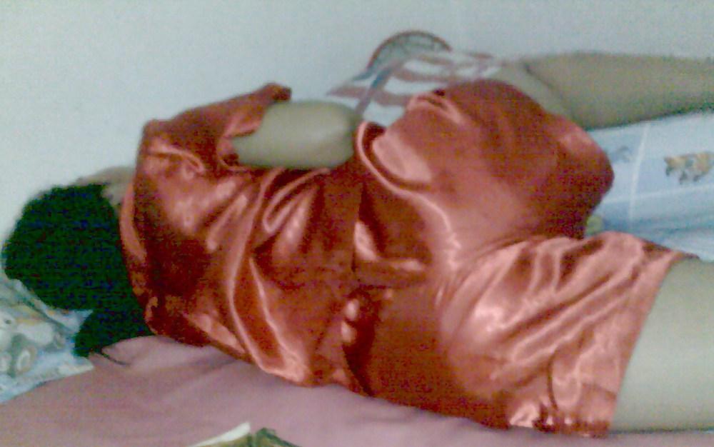 4P RED SATIN