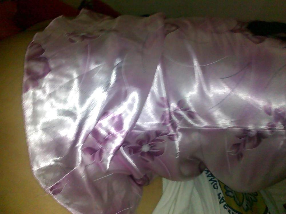 14P Gaun tidur satin