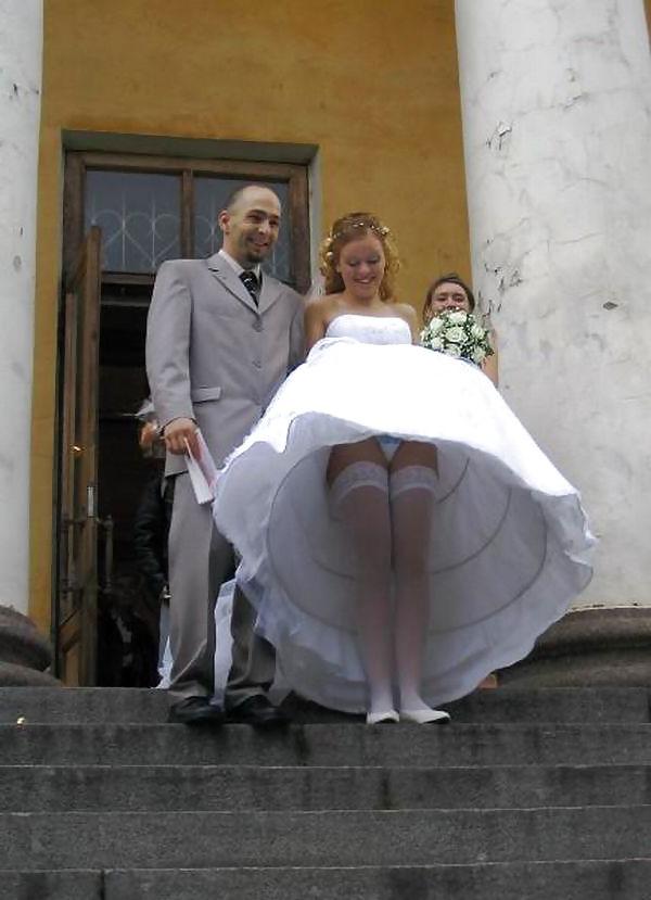 16P Wedding day upskirts