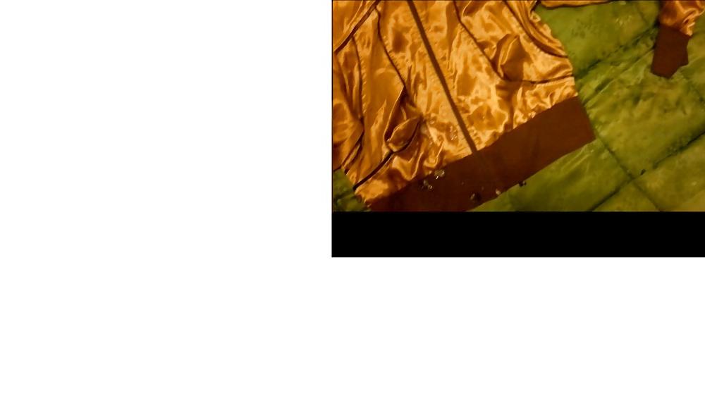 9P Goldene Satin Jacke von mir