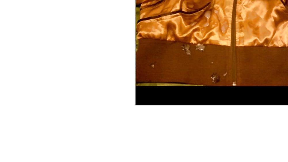 9P Goldene Satin Jacke von mir