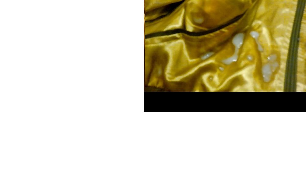 9P Goldene Satin Jacke von mir